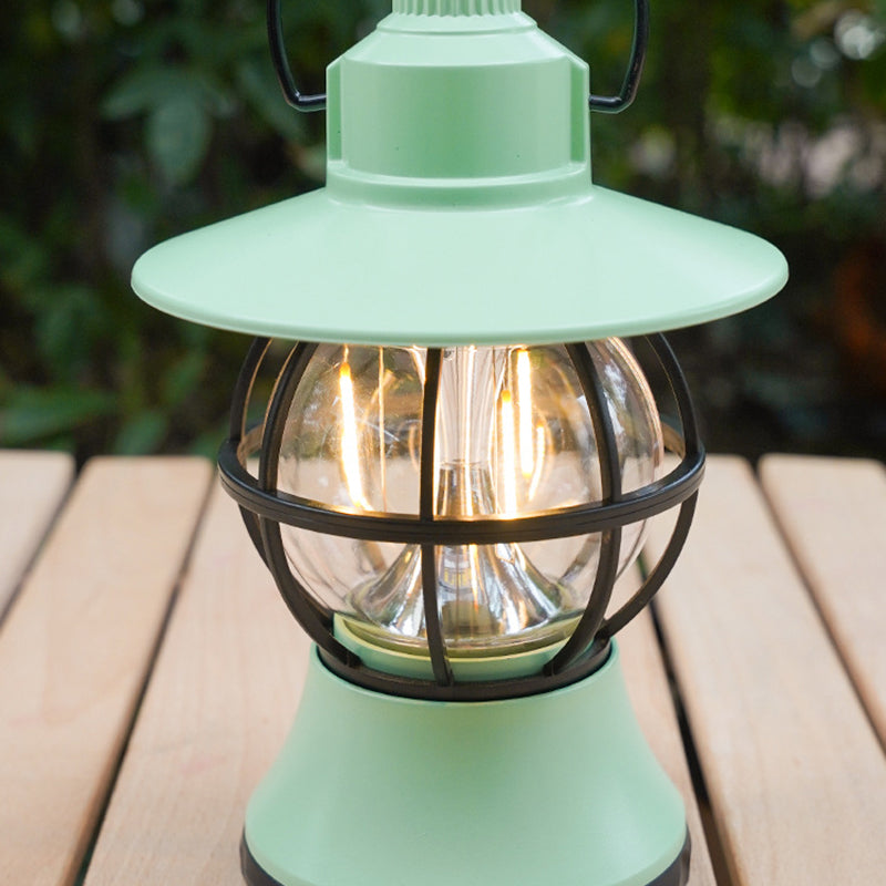 Moderne Retro Vanntett Oppladbar/Batteri ABS PS PP Stål Lantern Henge LED Bordlampe Utendørs Lys For Hage | Luvikno