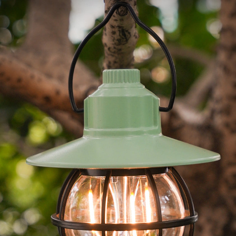 Moderne Retro Vanntett Oppladbar/Batteri ABS PS PP Stål Lantern Henge LED Bordlampe Utendørs Lys For Hage | Luvikno