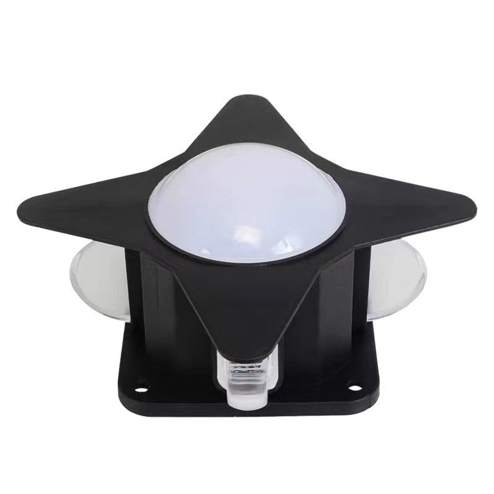Samtidig Kreativ Vanntett Aluminium Akryl PC Kryss Stjerne LED Vegglampe For Utendørs Patio | Luvikno