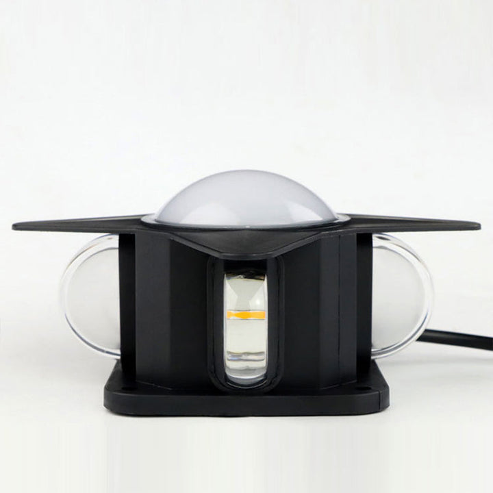 Samtidig Kreativ Vanntett Aluminium Akryl PC Kryss Stjerne LED Vegglampe For Utendørs Patio | Luvikno