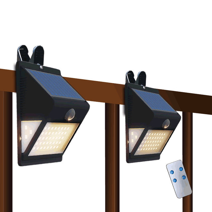Moderne Enkelhet Sol Vannavstøtende Trekant ABS PC Menneskesensor LED Vegglampe Utendørs Lys For Utendørs Terrasse | Luvikno