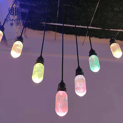 Moderne Art Deco Vanntett Harpiks Dråpe Ball LED Utendørs Lys Landskapsbelysning For Hage | Luvikno