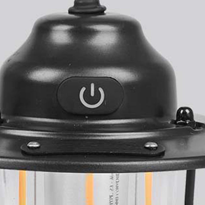 Moderne Retro Oppladbar Vanntett Jern Silika ABS PC Strobile LED Utendørs Lys For Hage | Luvikno