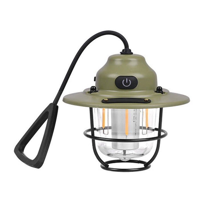 Moderne Retro Oppladbar Vanntett Jern Silika ABS PC Strobile LED Utendørs Lys For Hage | Luvikno