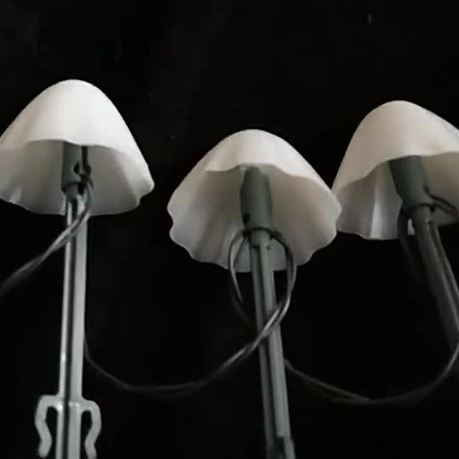 Samtidig Kreativ Solcellebatteri Vanntett PVC Sopp LED Utendørsbelysning Landskapsbelysning For Hage | Luvikno