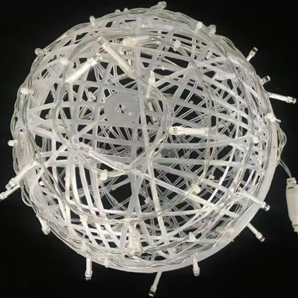 Moderne Art Deco Vanntett PVC Hengeball Dekorasjon LED Utendørs Pendellampe Utendørs Lys For Hage | Luvikno