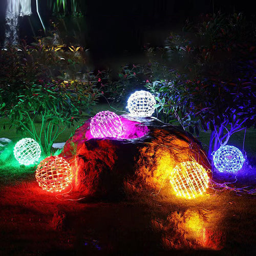 Moderne Art Deco Vanntett PVC Hengeball Dekorasjon LED Utendørs Pendellampe Utendørs Lys For Hage | Luvikno