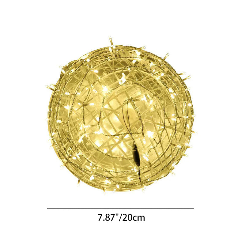 Moderne Art Deco Vanntett PVC Hengeball Dekorasjon LED Utendørs Pendellampe Utendørs Lys For Hage | Luvikno