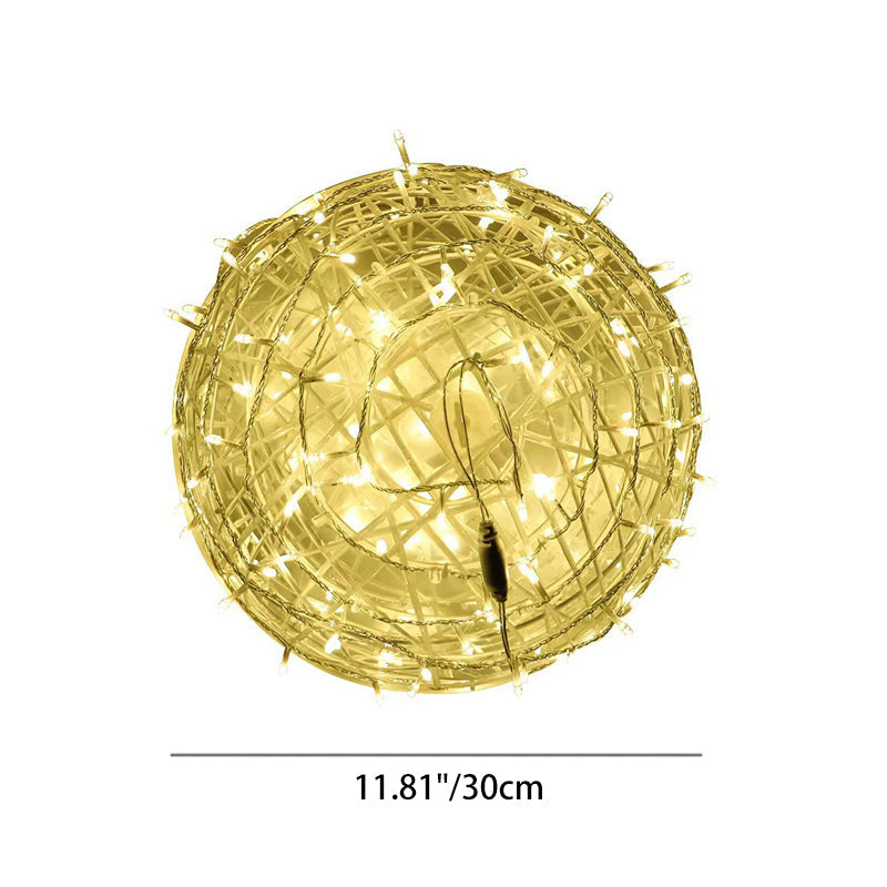 Moderne Art Deco Vanntett PVC Hengeball Dekorasjon LED Utendørs Pendellampe Utendørs Lys For Hage | Luvikno