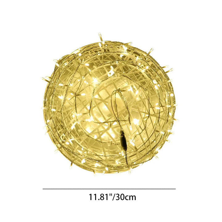 Moderne Art Deco Vanntett PVC Hengeball Dekorasjon LED Utendørs Pendellampe Utendørs Lys For Hage | Luvikno