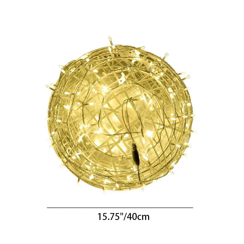 Moderne Art Deco Vanntett PVC Hengeball Dekorasjon LED Utendørs Pendellampe Utendørs Lys For Hage | Luvikno