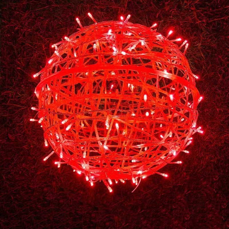 Moderne Art Deco Vanntett PVC Hengeball Dekorasjon LED Utendørs Pendellampe Utendørs Lys For Hage | Luvikno