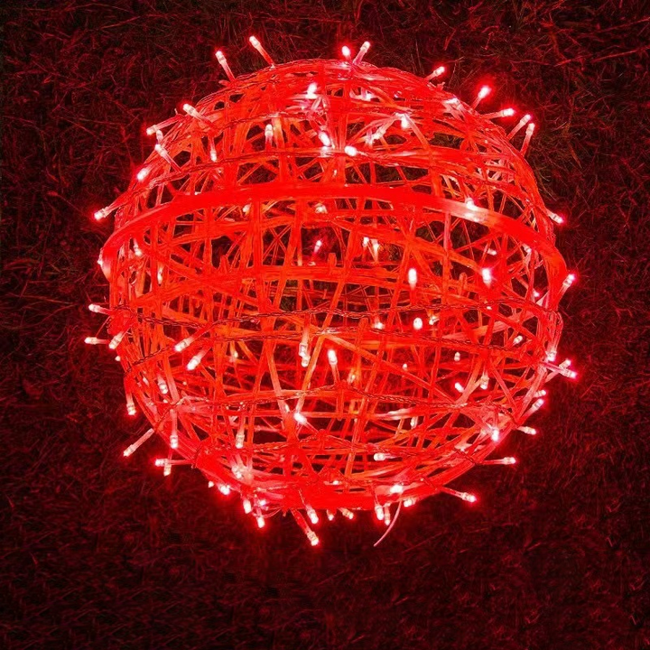Moderne Art Deco Vanntett PVC Hengeball Dekorasjon LED Utendørs Pendellampe Utendørs Lys For Hage | Luvikno