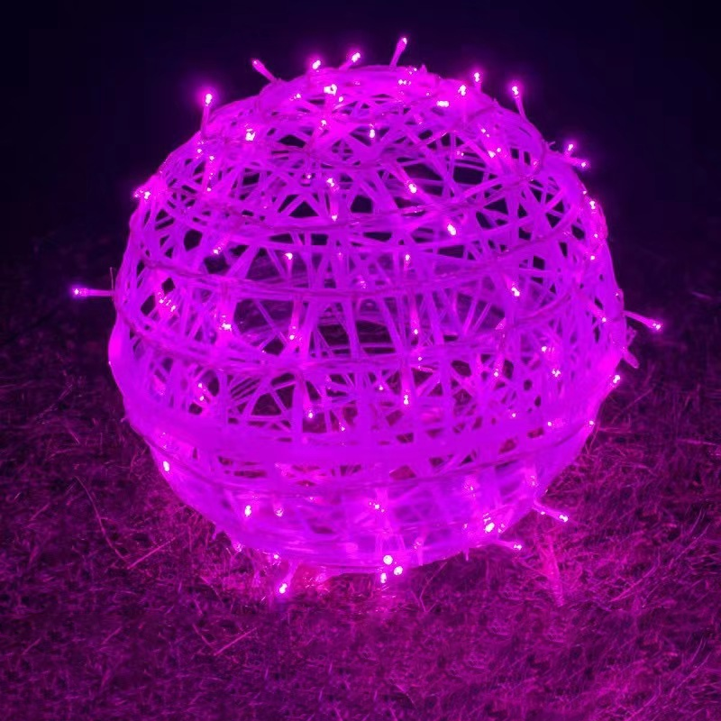 Moderne Art Deco Vanntett PVC Hengeball Dekorasjon LED Utendørs Pendellampe Utendørs Lys For Hage | Luvikno