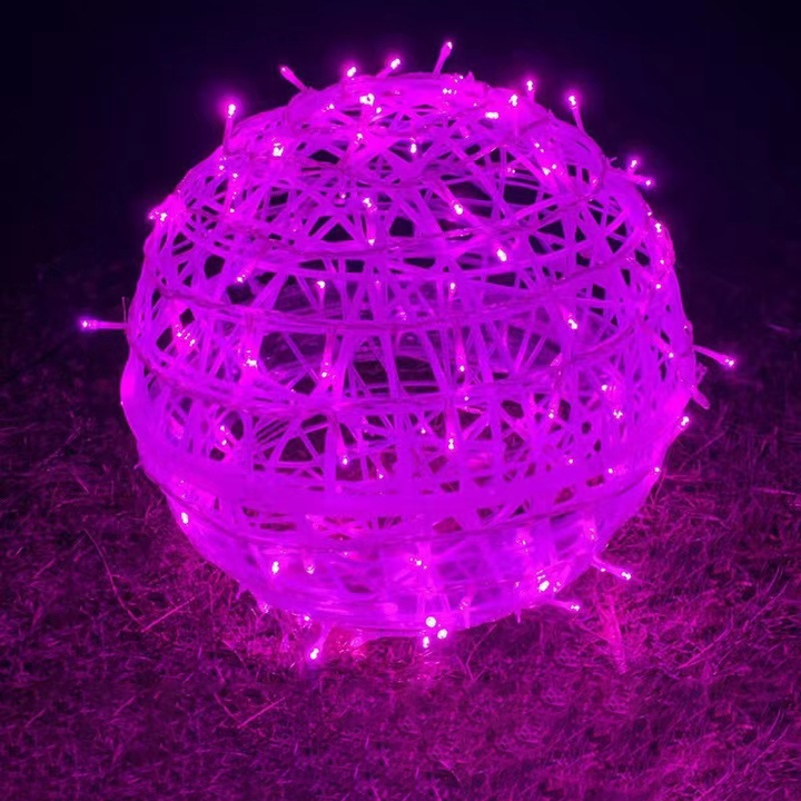 Moderne Art Deco Vanntett PVC Hengeball Dekorasjon LED Utendørs Pendellampe Utendørs Lys For Hage | Luvikno