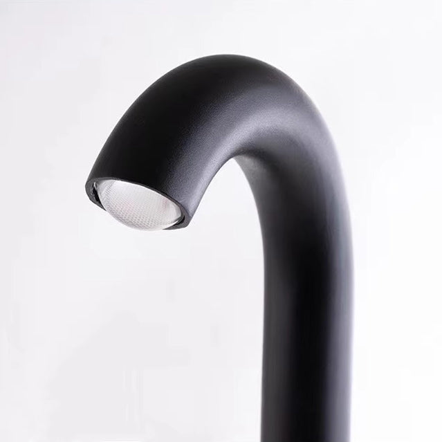 Moderne Industrielle Vanntette Aluminium Forsterket Glass Bøyde Rør LED Utendørs Lys Landskapsbelysning For Hage | Luvikno
