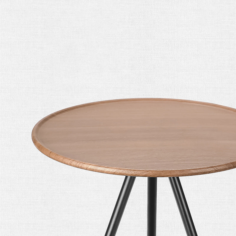 Moderne Enkelhet Aluminiumlegering ABS Rund Sammenleggbar Utendørs Kaffebord 1-Brett Lommelykt Holder For Utendørs | Luvikno