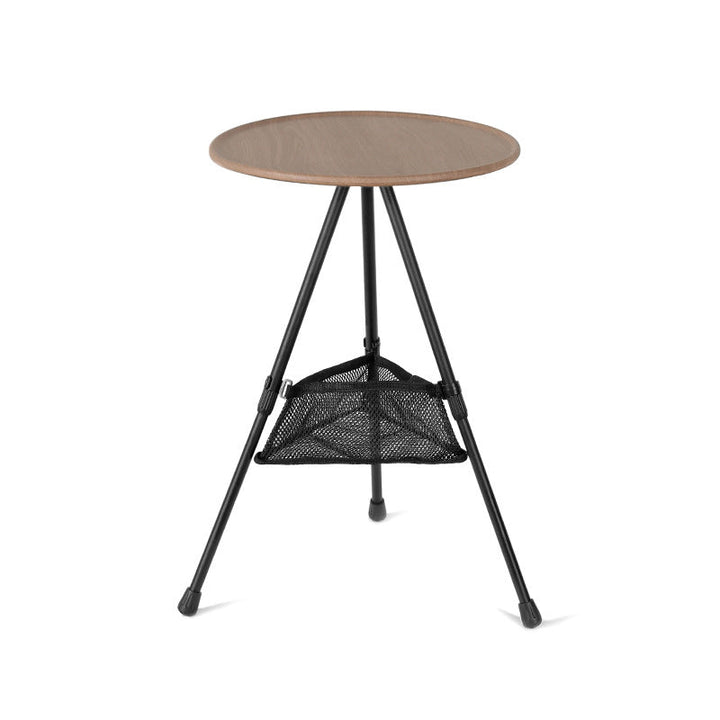 Moderne Enkelhet Aluminiumlegering ABS Rund Sammenleggbar Utendørs Kaffebord 1-Brett Lommelykt Holder For Utendørs | Luvikno