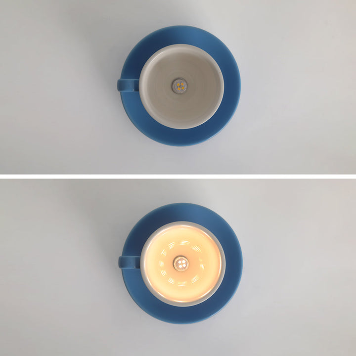 Luvikno | VibrantGlow krystallampe - Elegant fargerik keramikkristallampe