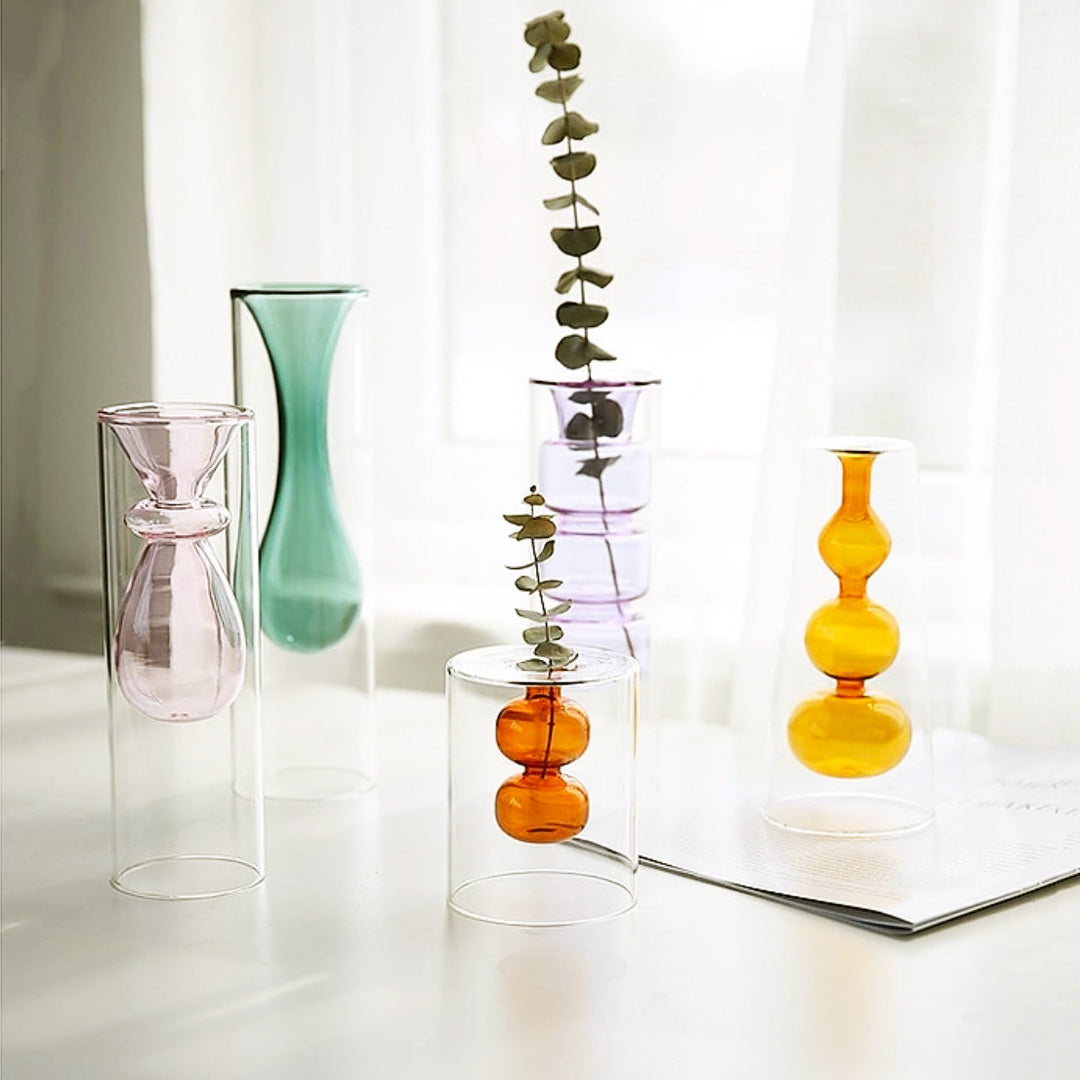 Bubbly Glass Vaser | Luvikno