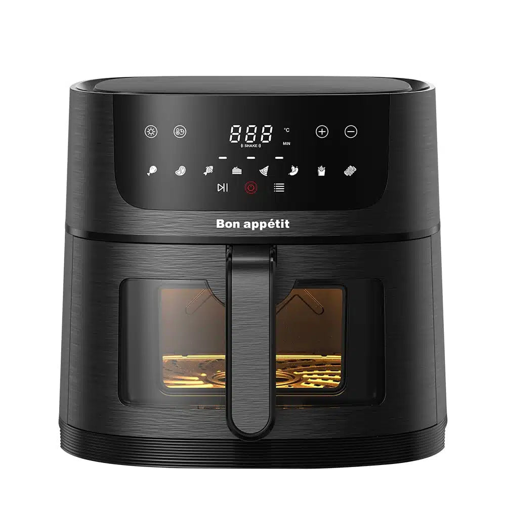 Luftfryer 6.0 l. (lite fett: grilling, baking, steking og fritering) | Luvikno