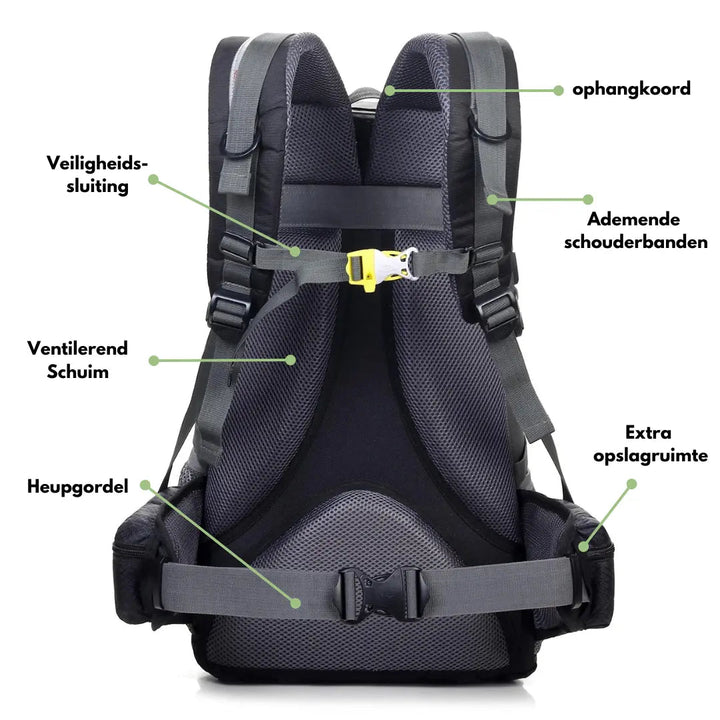 Luvikno | Ryggsekk Pro - Utendørs - Fotturer - Opphengssystem