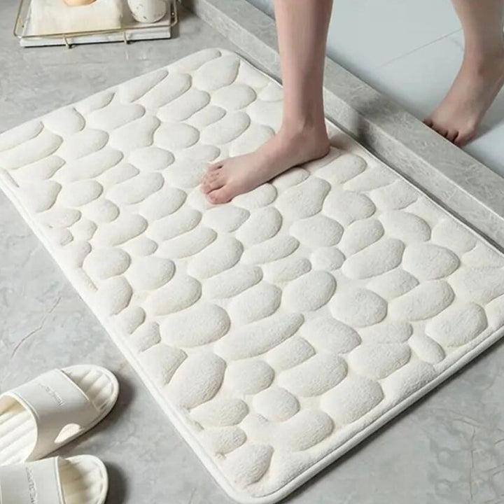 Absorberende Bade Matte med Antiskli Bunn | Luvikno