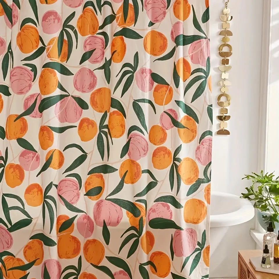 Luvikno | Elegant Blomster Dusjforheng – Frisk Bad Make-over