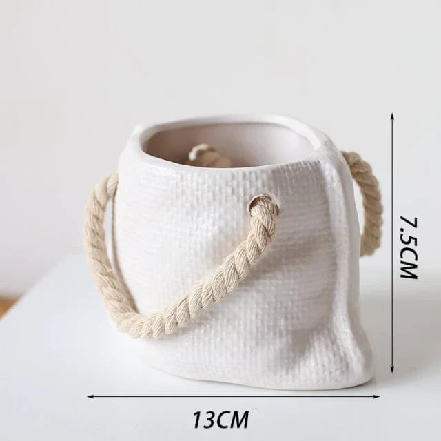 Bag shape plantepotter Luvikno