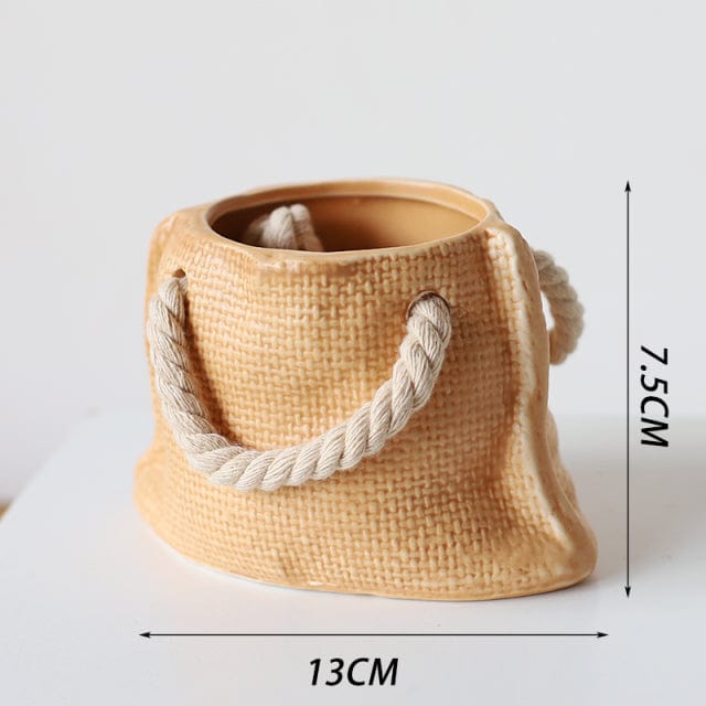 Bag shape plantepotter Luvikno