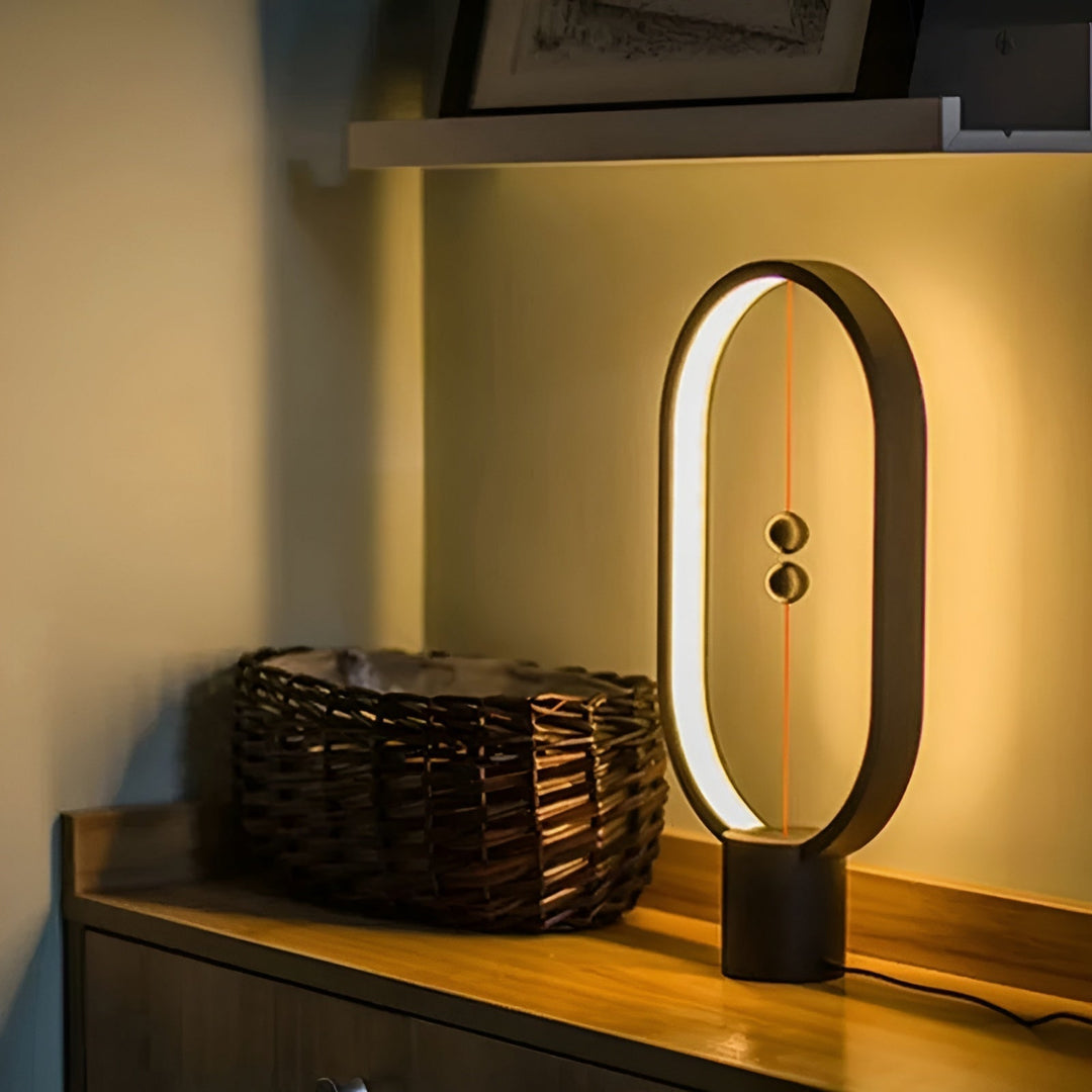 Luvikno | Elegant LED BalanceGlow Lampe – Forfinet Atmosfære & USB-lading