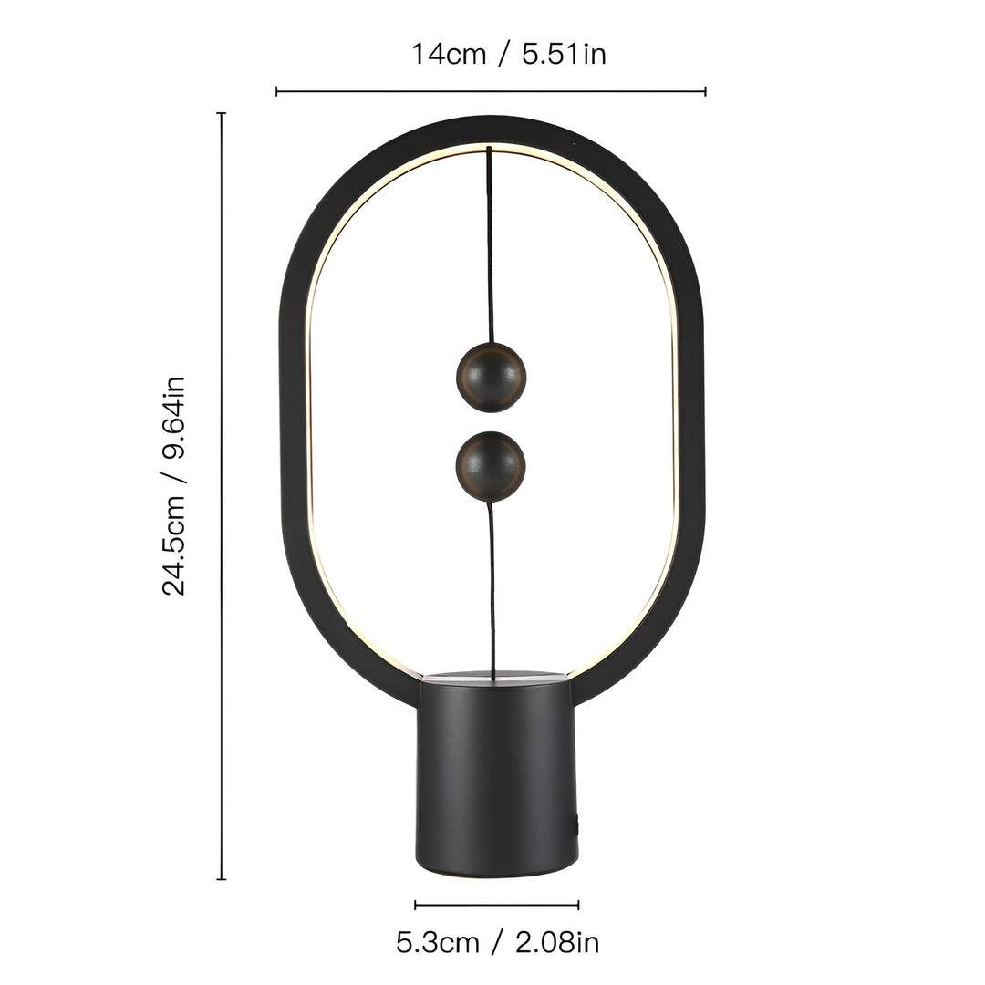 Luvikno | Elegant LED BalanceGlow Lampe – Forfinet Atmosfære & USB-lading