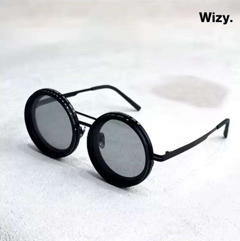 Luvikno | ShadowSunglasses | Solbriller med svarte linser Stilig UV-beskyttelse Motemode