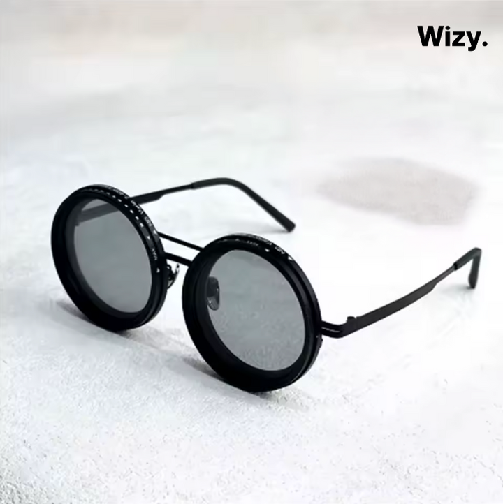 Luvikno | ShadowSunglasses | Solbriller med svarte linser Stilig UV-beskyttelse Motemode