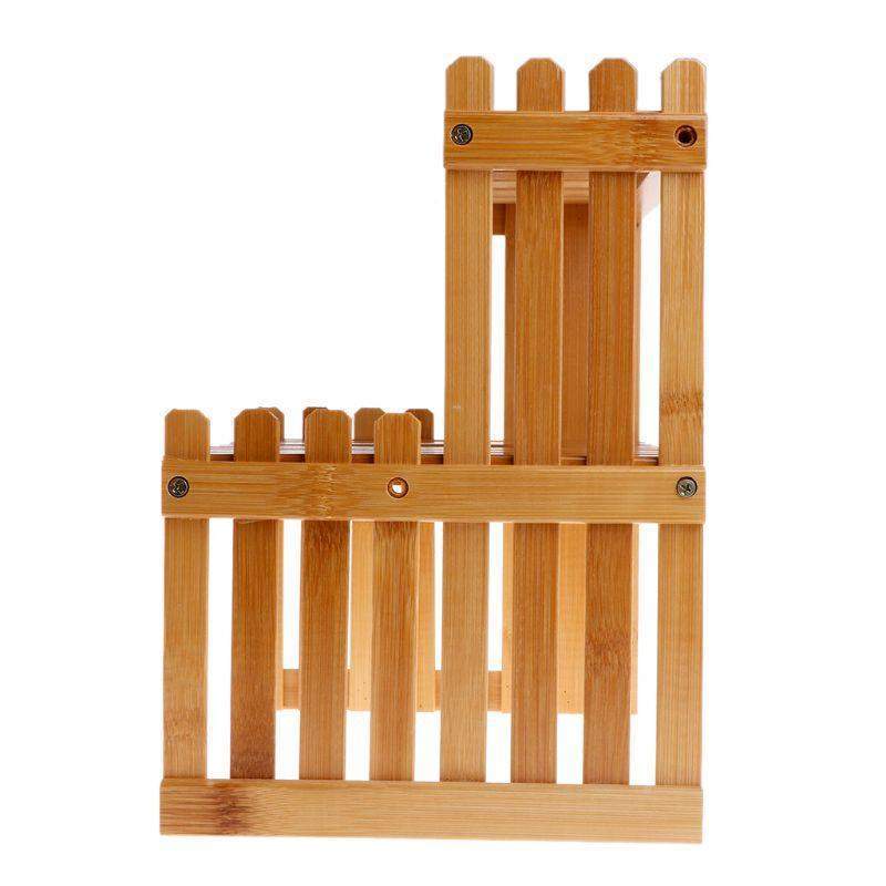 Bamboo Flowers Plants Shelf Luvikno