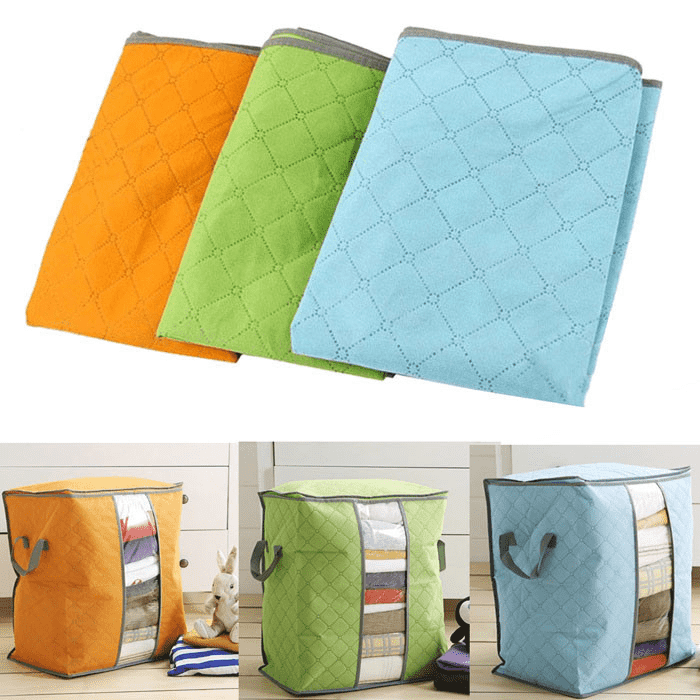 Bamboo Fabric Storage Bags | Luvikno