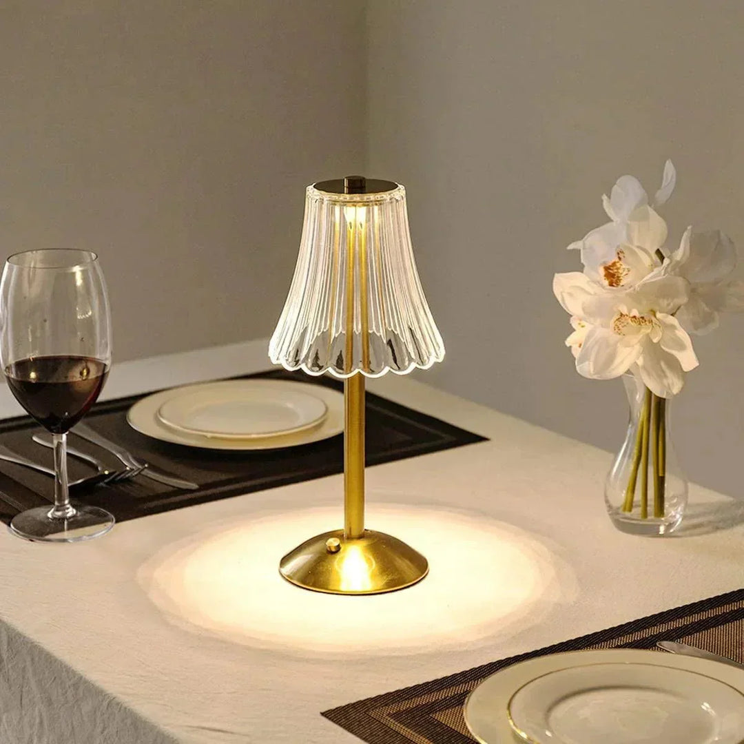 Luvikno | AuraGlow Bordlampe - Oppladbar LED-lampe med dimmefunksjon