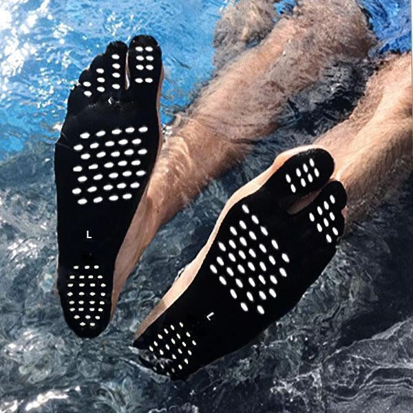 Barefoot Stick On Slippers | Luvikno