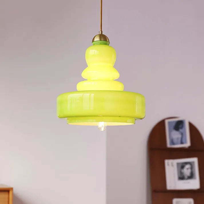 Luvikno | Glassylinder Taklampe - Luksuriøs Glass Pendellampe med Moderne Design