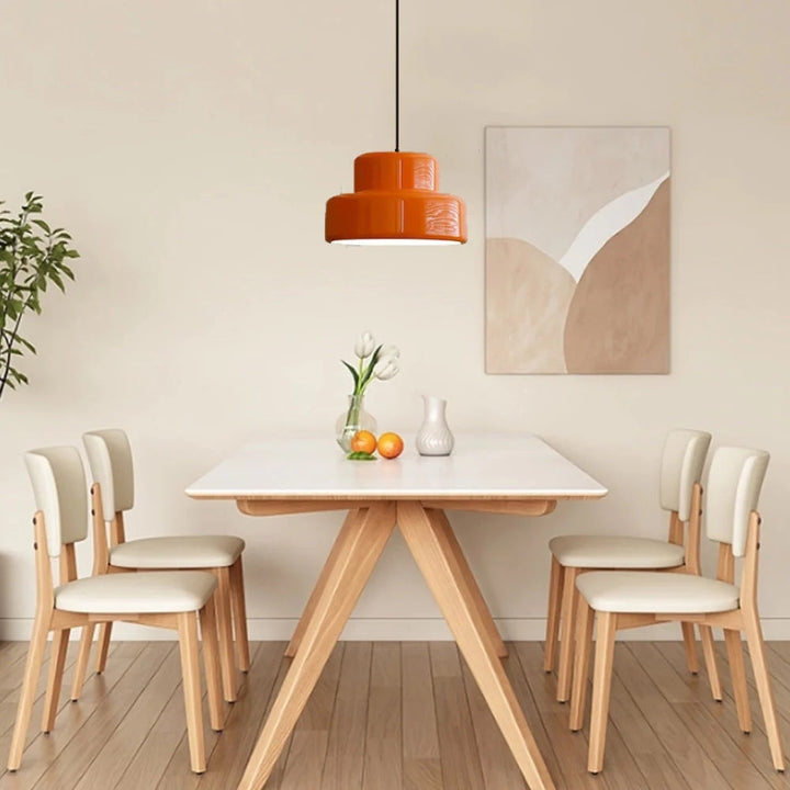 Luvikno | Bauhaus Glow Light - Fortryllende oransje pendellampe til spisestuen
