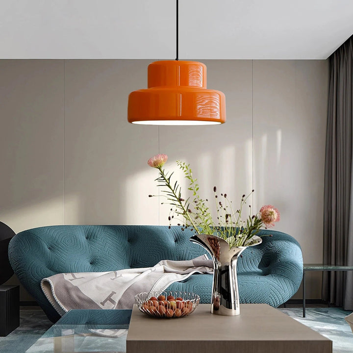 Luvikno | Bauhaus Glow Light - Fortryllende oransje pendellampe til spisestuen