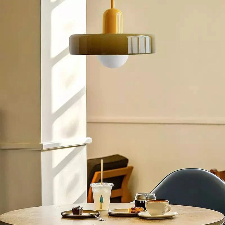 Luvikno | Bauhaus Farget Glass Pendellampe