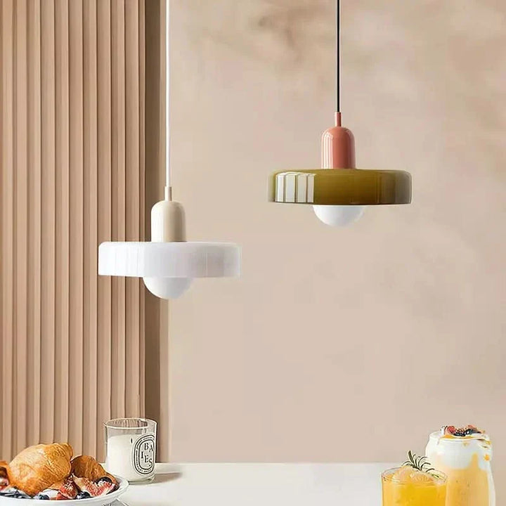 Luvikno | Bauhaus Farget Glass Pendellampe