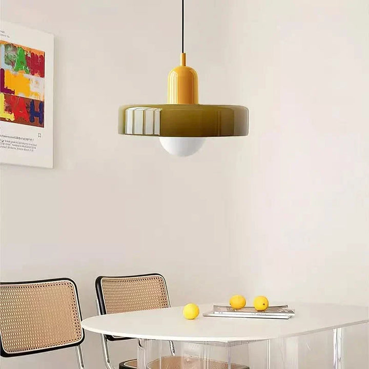Luvikno | Bauhaus Farget Glass Pendellampe