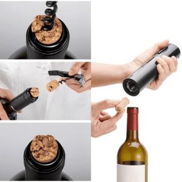 EasyPour | Forbedre din vinopplevelse (Incl. vinpropp, vinhelse, folieklipper) | Luvikno