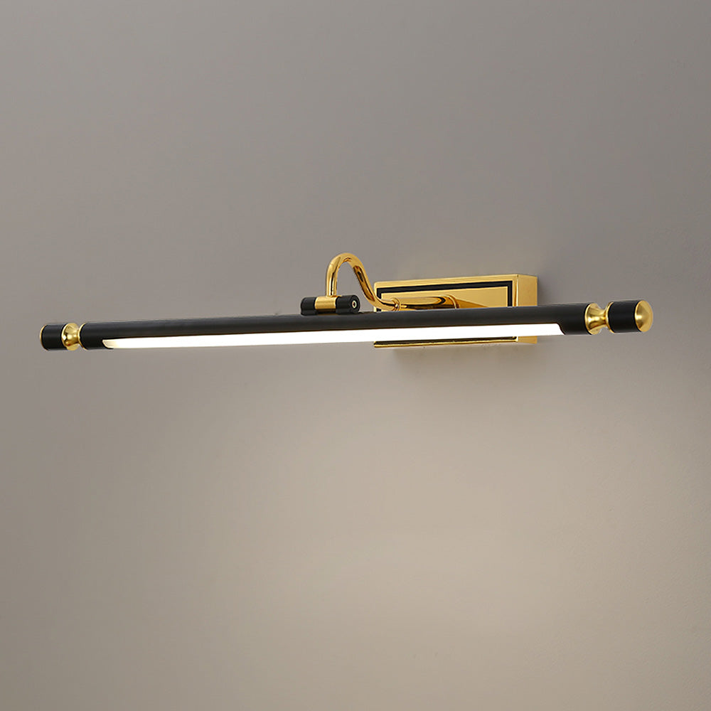 Luksus svart-gull speillampe – LumoGold | Luvikno