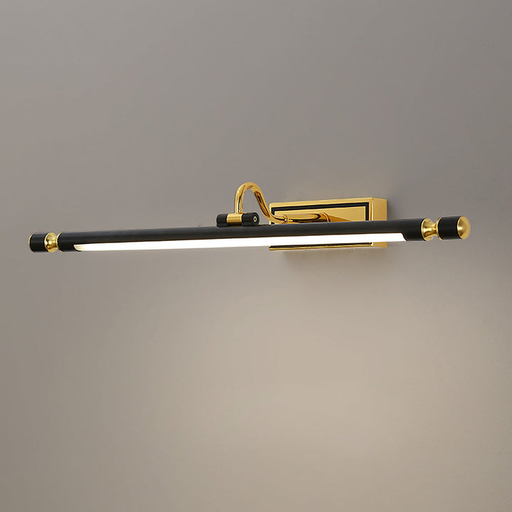 Luksus svart-gull speillampe – LumoGold | Luvikno