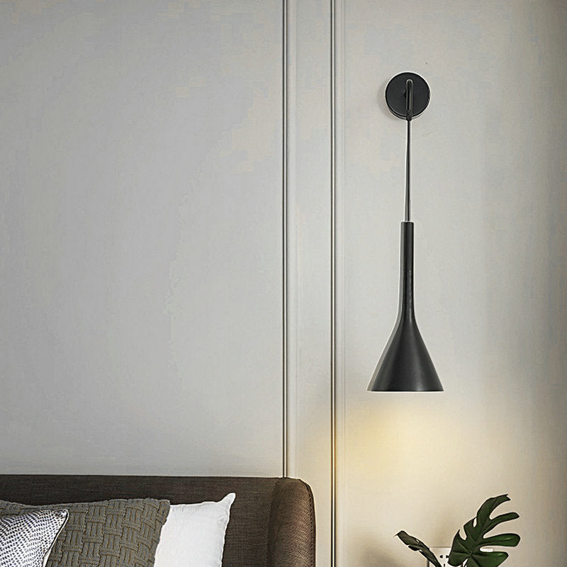 Skandinavisk bedside pendel vegglampe – Justerbar ledning | Luvikno