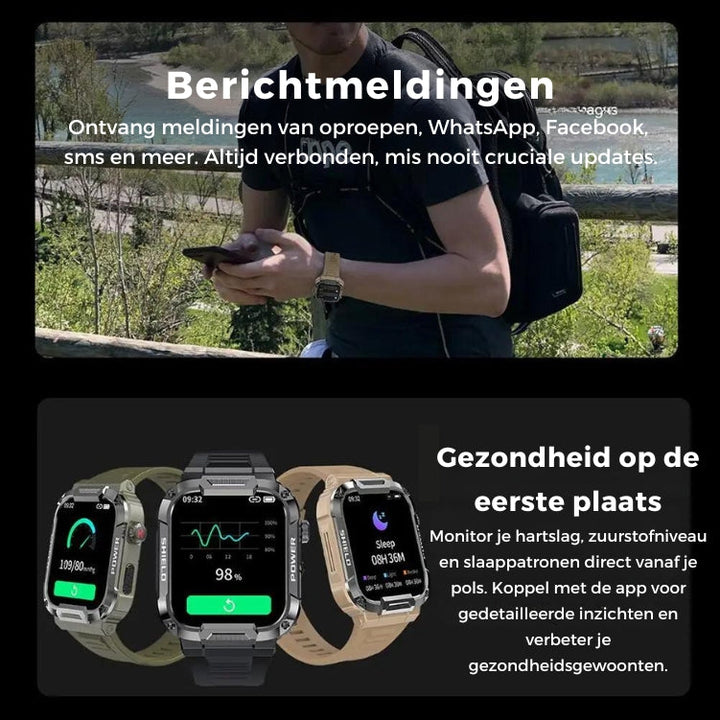 Luvikno | BlazeX Pro™ - Den sterkeste smartklokken på markedet! Passer for IOS & Android!