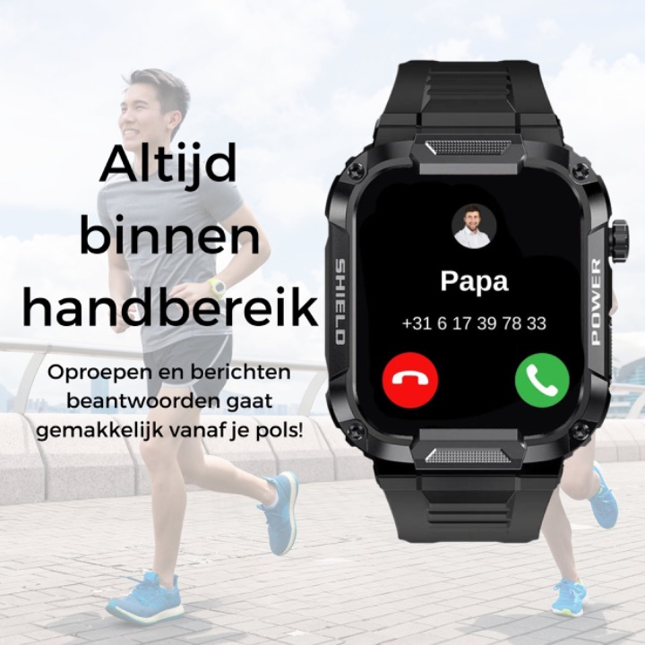 Luvikno | BlazeX Pro™ - Den sterkeste smartklokken på markedet! Passer for IOS & Android!